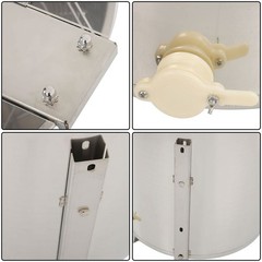 1300RPM Stainless Steel Electric Honey Extractor 4/8 Frames Beekeeping Equipment