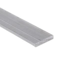 3/8″ x 2-1/2″ Aluminum Flat Bar, 6061 Plate, 6 Inch Length, T6511, 0.375