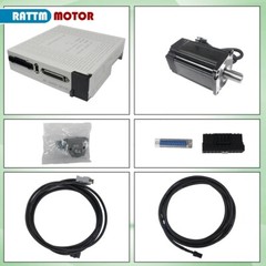400W 600W 750W 1KW AC Servo Motor Kit 220V + Magnetic Encoder Drive Controller