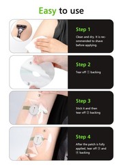 60 Packs Dexcom G7 Over Patches 15 cm x 22 cm, Transparent Color 60 Pcs