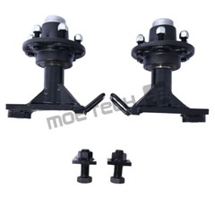 6x 5.5 Lug upgrade Superior Shipping Container Wheels, Bolt-on Spindle Kit NEW
