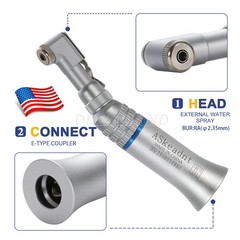 NSK Style Dental Push / Latch Head Contra Angle Handpiece Slow Low Speed EX203