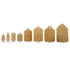 100pcs Kraft Gift Marking Tags Price Labels Display Tags various sizes available