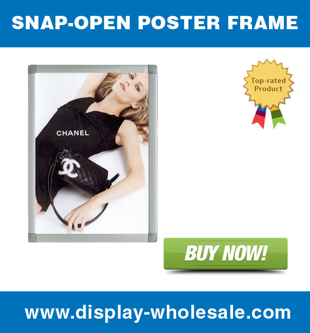 Front Load Easy Open Snap Frame Poster/Picture Frame 10.25″ x 13.75″
