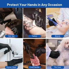 JMU Nitrile Disposable Gloves Powder Latex Free 3.5 Mil XS-XL Up to 4000pcs