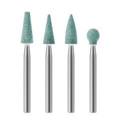 Dental LED Fiber Optic High Speed Handpiece /FG Polishing Burs White/Green Stone