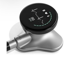 Eko Core Model Number # 500 Digital Stethoscope Chest Piece Silver