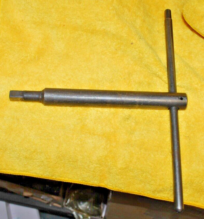 D1-4 Cam Lock Spindle Wrench, w/ 3/8″ Hex, 12″ Handle, 10″ Length T-Wrench