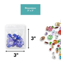 Clear Ziplock Reclosable Plastic Bag, 2 Mil, 3″ x 3″ – 10000 Pieces