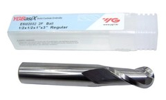 YG-1 E5I02032 1/2″ Carbide Ball Nose End Mill 2 Flute Bright Uncoated NEW