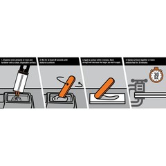 Gorilla Glue Clear Epoxy Syringe Bonds Steel, Aluminum, Wood, Ceramic, Tile, Pls