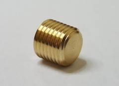 Lot of 10 pcs. 1/4″ Male NPT Brass Plug Countersunk Hex