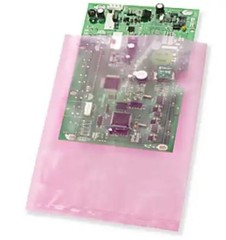 Pink Anti-Static Poly Bags Electronic Polyethylene 2,4,6 Mil Heat Sealable LDPE