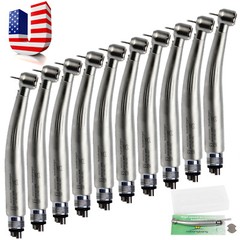 YBM/YBB Dental LED E-generator High Speed Handpiece Push Button Turbine USA