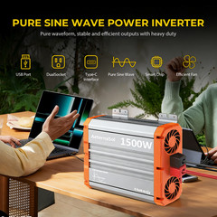 1500W Peak 3000W off-grid system for water pump LCD and Pure Sine Wave Inverter