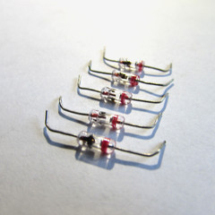 Germanium GOLD BONDED Diode Similar 1N34 ITT BKC SERIALIZED Formed DO-7, 1 PIECE