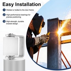 Perforated Bracket Guided Nylon Bearing Mobile Door Pulley Positioning Roller