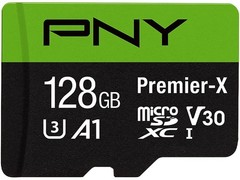 PNY 128GB Premier-X Class 10 U3 V30 microSDXC Flash Memory Card – 100MB/s, Cl…