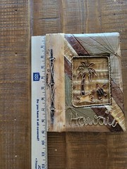 Maui Hawaii Handmade Blank Book Postcard Aloha Banana Leaf Turtle Palm Tree