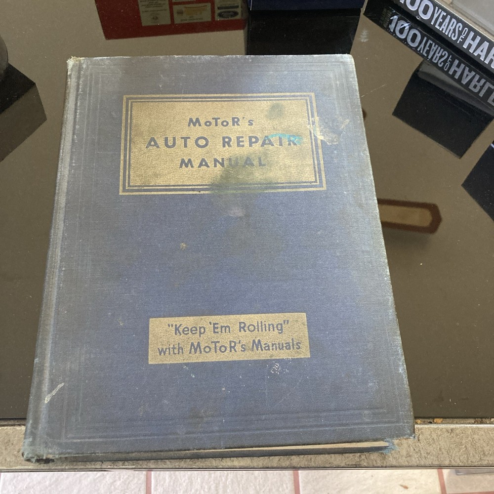 MoToR’s Auto Repair Manual 1935-1941 Illustrated Index Brakes Engine