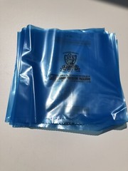 ARMOR POLY 12″ x 12” Blue VCI Flat Bags, 4 mil, Pk12