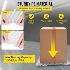 Bubble Protector Wrap 16 x 13 inch, 985 ft Air Cushion Roll Pillow Bags Film