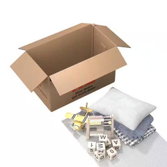 Large Moving, Shipping, Packing Box with Handles (20 Pack)