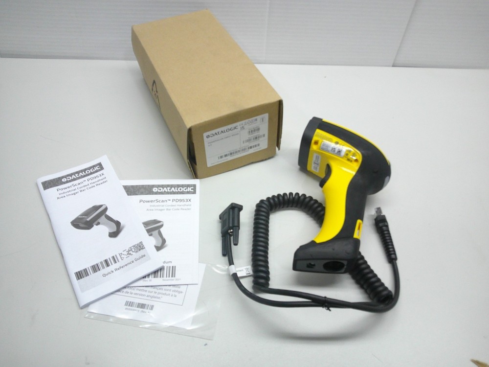 NEW Datalogic Powerscan Handheld Scanner PD9531-K2 Standard 5VDC RS-232 Kit