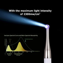 5 LED Dental Wireless Curing Light 1 Second Cure Lamp 2500mw/cm2 385nm-515nm