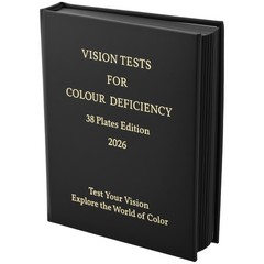 Ishihara Test 38 Plate Color Vision Deficiency Color Blindness Test Book Chart