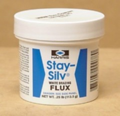 Harris White Silver Solder Flux 1/4lb Jar (SSWF1/4)