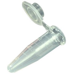 Globe Scientific 111558 Polypropylene Graduated Microcentrifuge Tube with Snap C