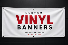 Custom Vinyl Banner 13oz Heavy Duty Waterproof UV Resistant Fast Ship