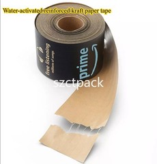 4 ROLLS! 3 Inch X 164 Ft Kraft Tape Amazon Prime Self Adhesive Ships （From USA）