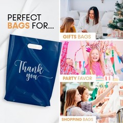 Retail Plastic Merchandise Bags, Die Cut Handles, Strong, Tear Resistent, dif…