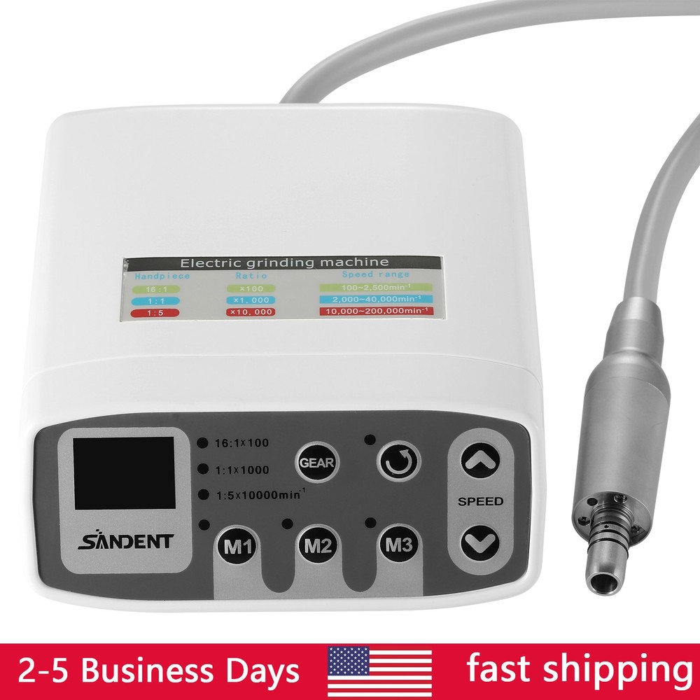 SANDENT Dental LED Brushless Electric Micro Motor/1:1/1:5/1:4.2 LED Handpiece