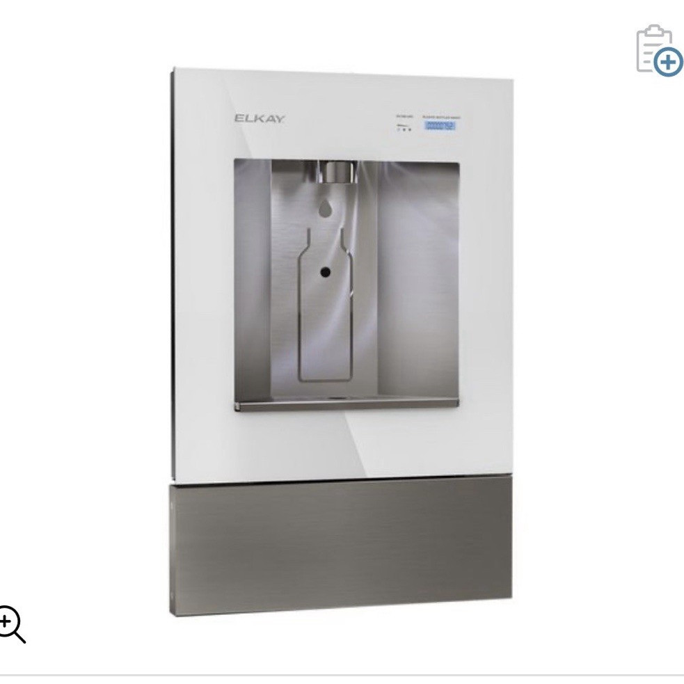 Elkay LBWD00WHC ezH2O Liv Wall Mounted Built-in Filtered Water Dispenser
