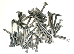 3/8″ Galvanized Carriage Bolts Various Lengths Bulk Lot 6+ Pounds