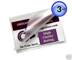 200/pack Hot Laminating Pouches for Prayer Cards 3 Mil 2-3/4 x 4-1/2, 2.75 x 4.5