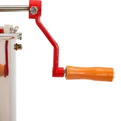 Manual 3 Frame Honey Extractor, Stainless Steel Manual Beekeeping Extraction