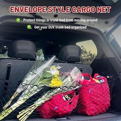 RED WOLF Envelope Style Cargo Net for 2006-2022 Ford Focus Escape Explorer Ex…