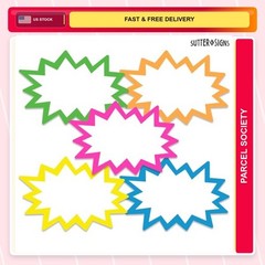 Starburst Signs 2×3 Neon 100.0 Count Stickers 100pcs Price Tags Garage Estate