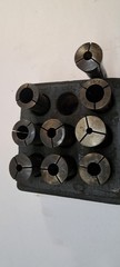 Lot of 10 Machining Collets Various Styles/Sizes (As Shown)