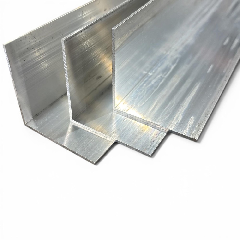 2″ x 2″ x 1/16″ x 36″ (3 Pack), 6063-T52 Aluminum Angle
