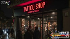 TATTOO Storefront Sign Outdoor LED Illuminated custom sizes and font style
