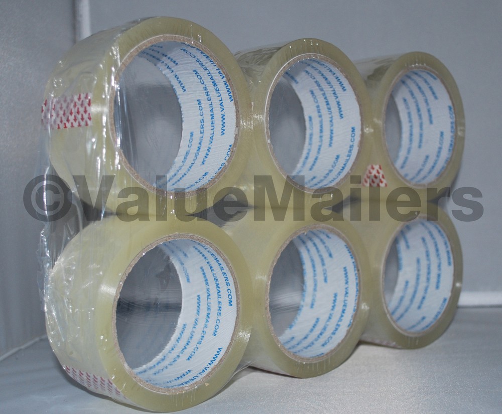 36 Rolls Quality Packaging 2 mil Box Carton Sealing Tape 2×55 Yards 2″ x 165′