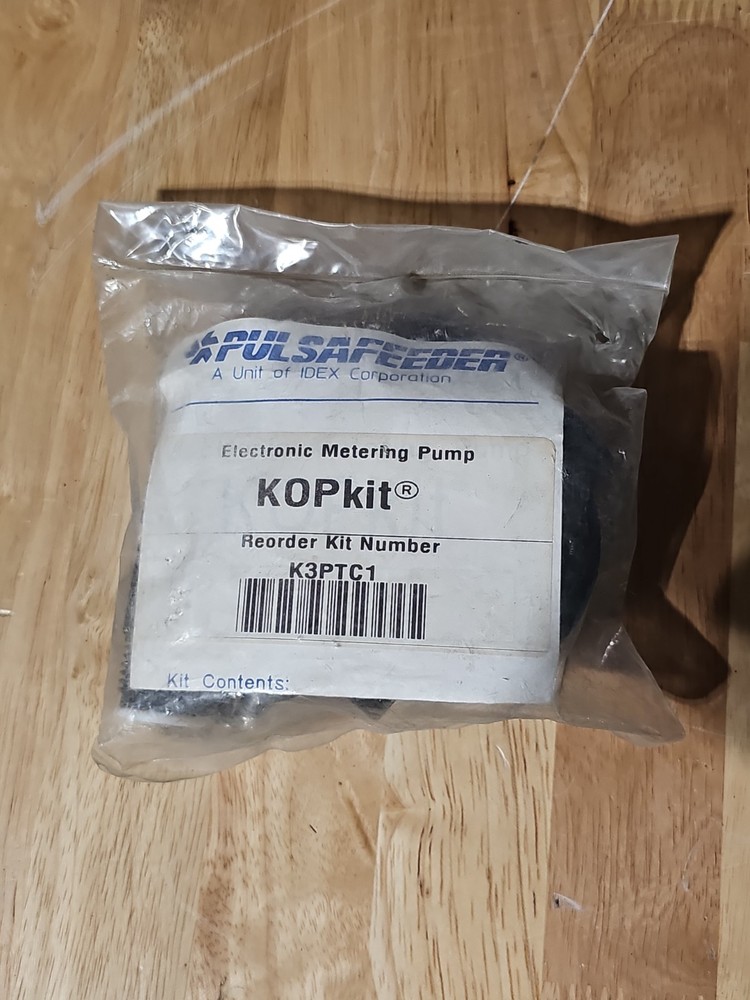 Pulsafeeder Electronic Metering Pump Rebuild kits KOPkit K4PTC1