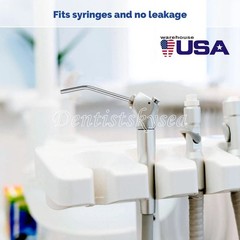 Dental Air Water Spray Triple Syringe Metal Nozzles Tips Tube Autoclavable