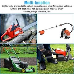 Siphon Hand Pump Portable Manual Car Fuel Transfer Pump for Gas Gasoline Petrol