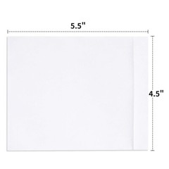 4.5”x 5.5” Packing List Envelopes Clear Self Adhesive Enclosed Invoice Pouches